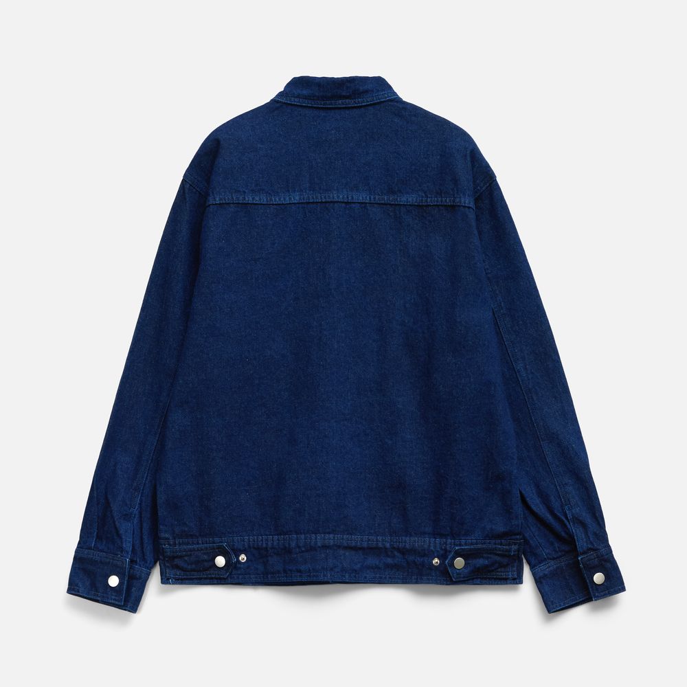 Куртка джинсовая O2, темно-синяя — изображение 3