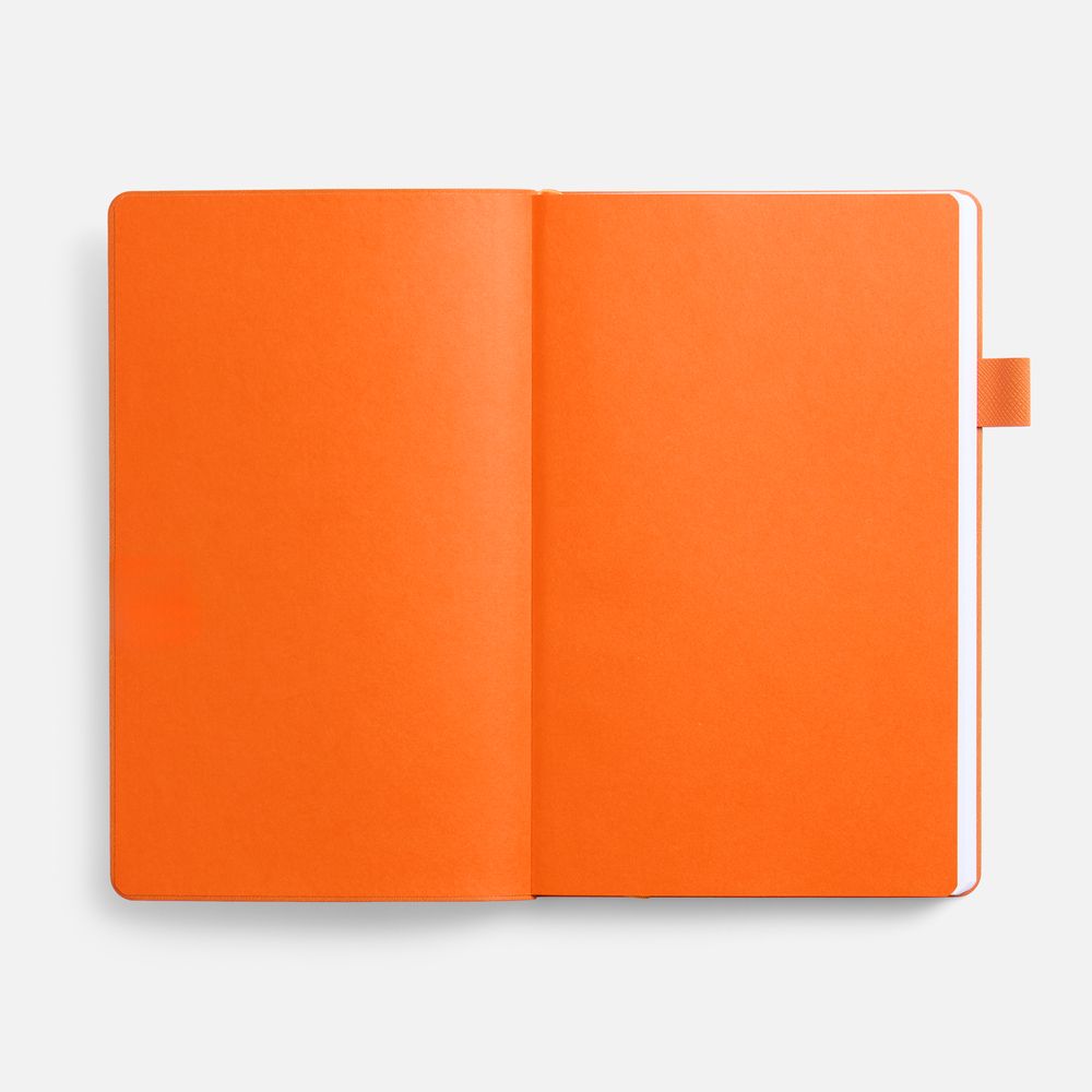 Ежедневник White Shall, недатированный, бело-оранжевый — изображение 7