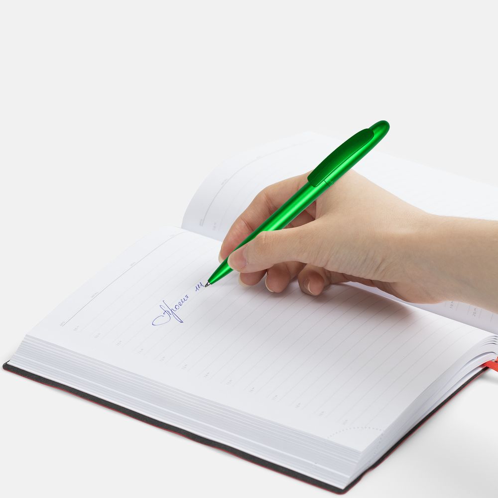 Ручка шариковая Moor Silver, зеленый металлик — изображение 5