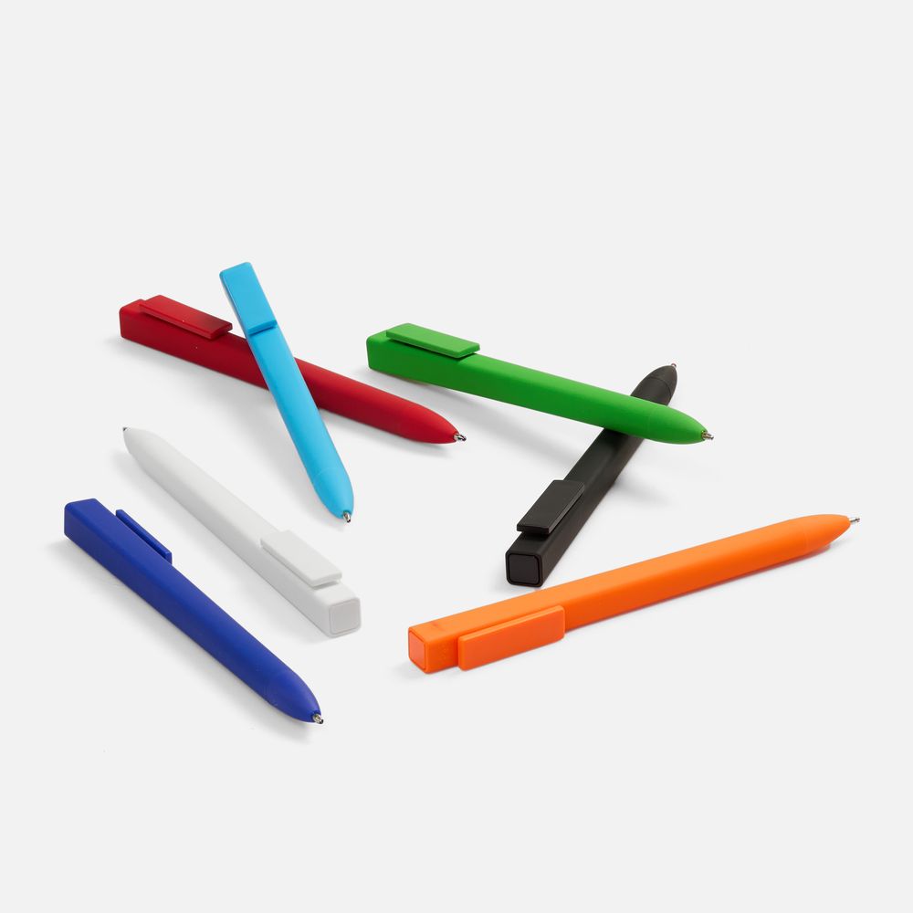 Ручка шариковая Swiper SQ Soft Touch, оранжевая — изображение 6