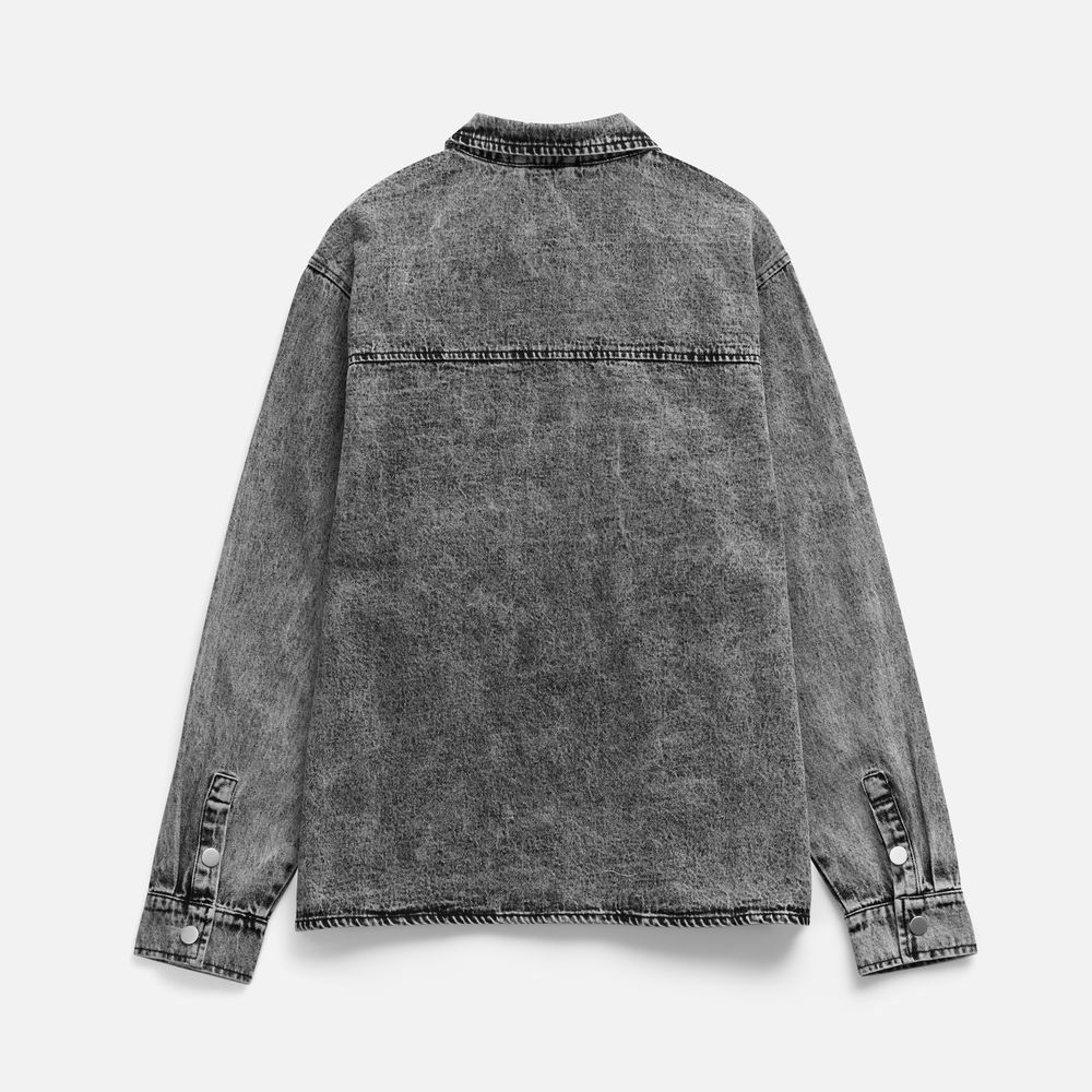 Куртка джинсовая O3, серая — изображение 3