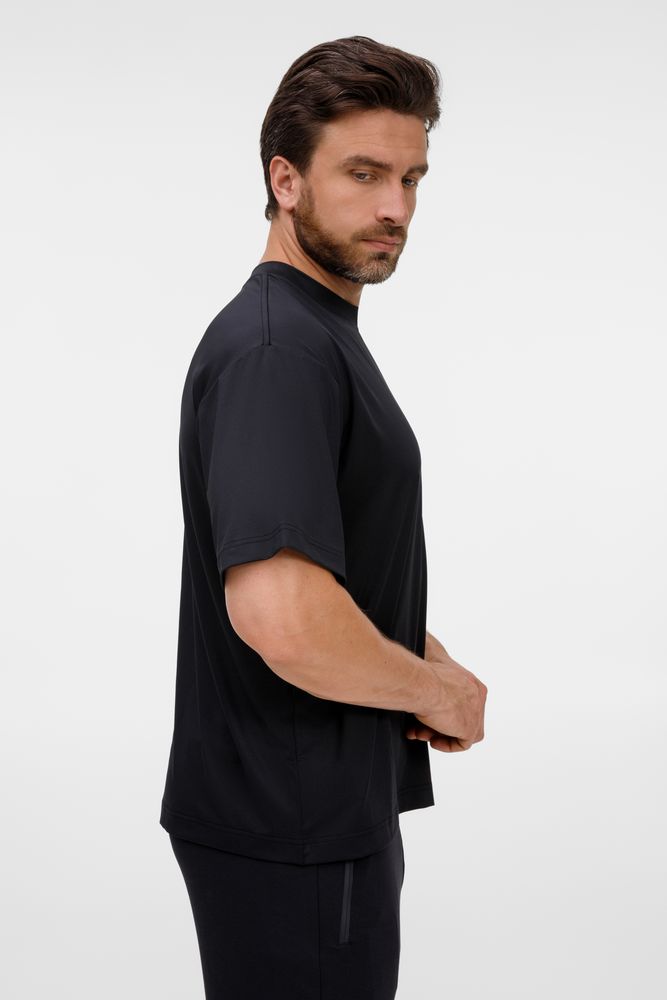 Футболка из бифлекса Morfiss, черная — изображение 6