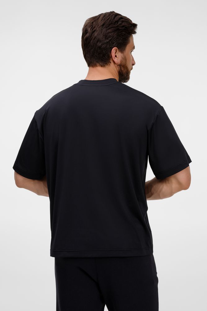 Футболка из бифлекса Morfiss, черная — изображение 7