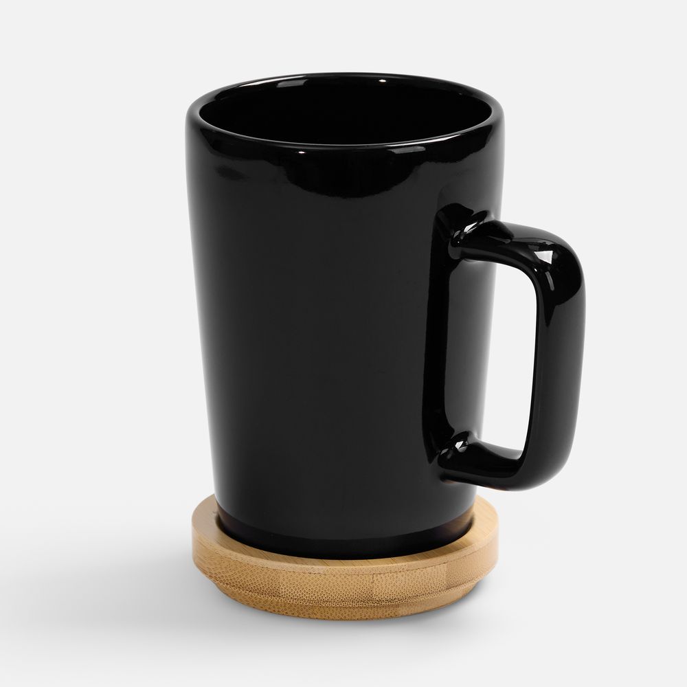 Кружка Vierra с крышкой-костером, черная — изображение 3