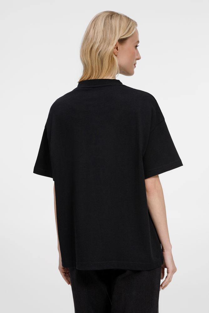 Футболка оверсайз унисекс Sinkopa, черная — изображение 14