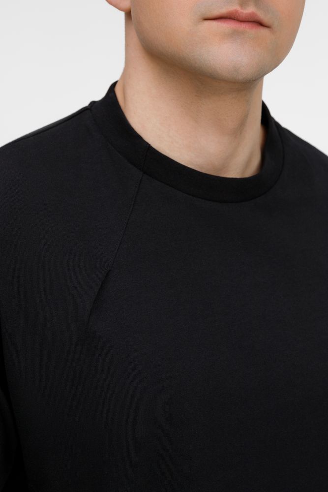 Футболка оверсайз унисекс Sinkopa, черная — изображение 11