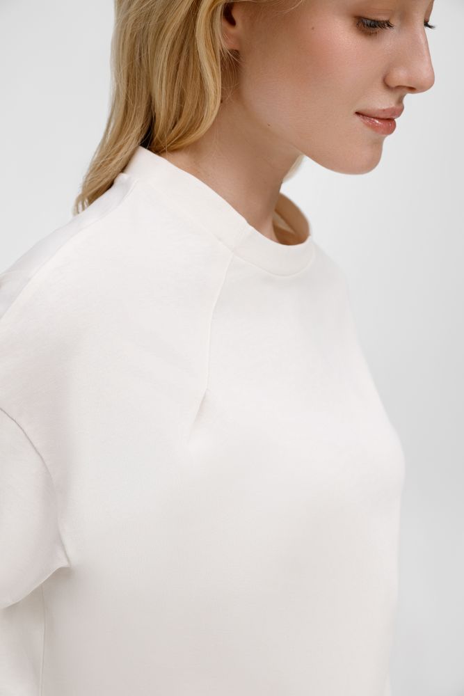 Футболка оверсайз унисекс Sinkopa, молочно-белая — изображение 13