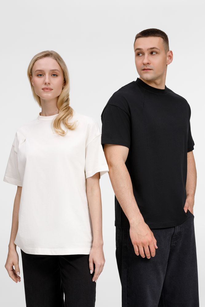 Футболка оверсайз унисекс Sinkopa, молочно-белая — изображение 15