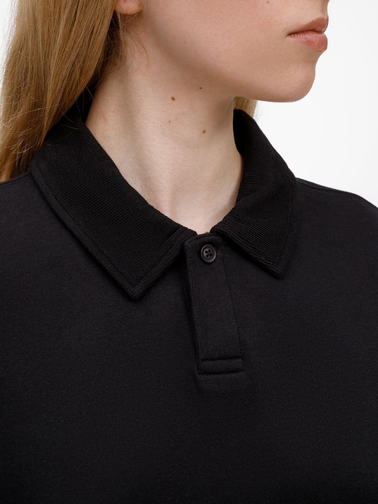 Рубашка поло унисекс Tiimi, черная — изображение 11