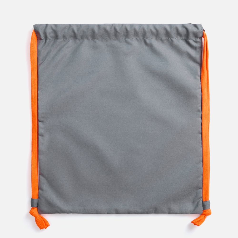 Рюкзак B3, серый с оранжевыми лямками — изображение 4