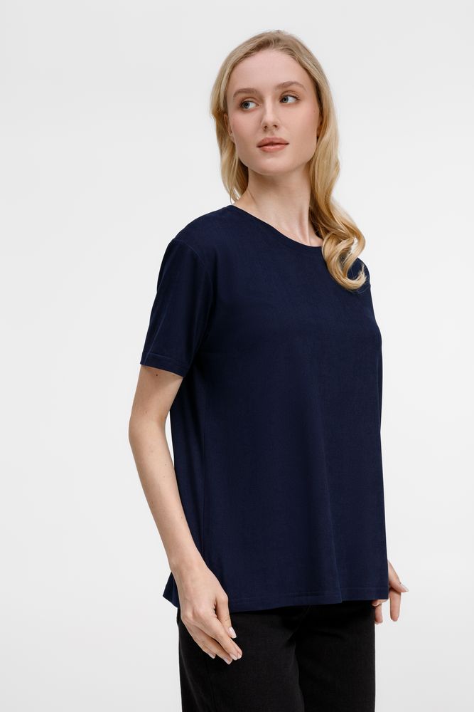 Футболка унисекс Senti, темно-синяя — изображение 9