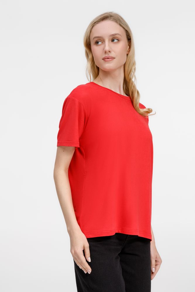 Футболка унисекс Senti, красная — изображение 9