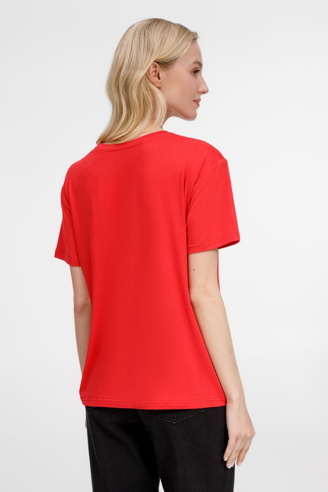 Футболка унисекс Senti, красная — изображение 10