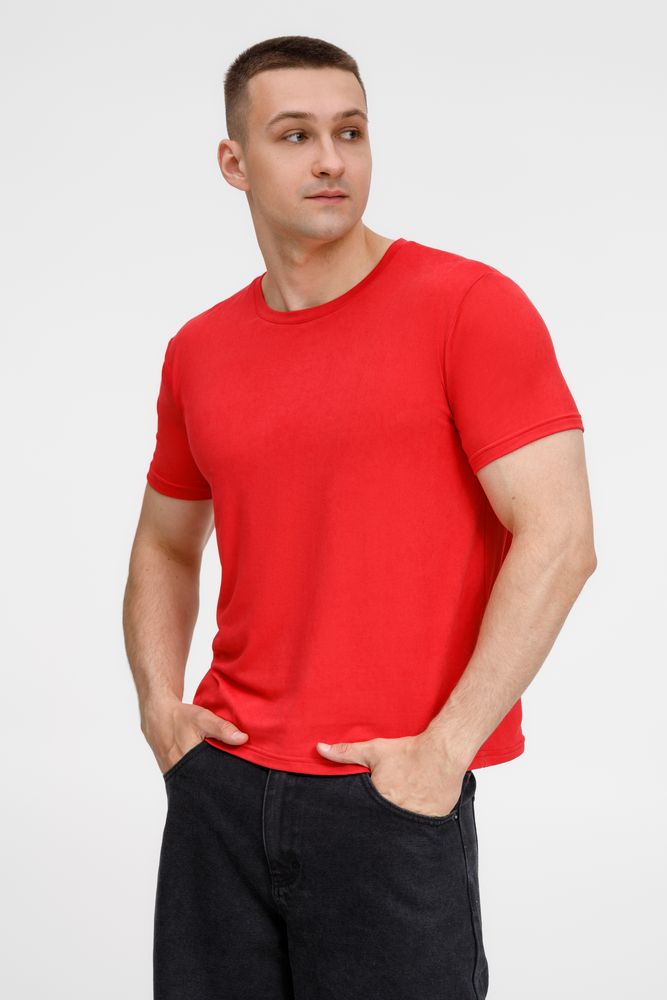 Футболка унисекс Senti, красная — изображение 6