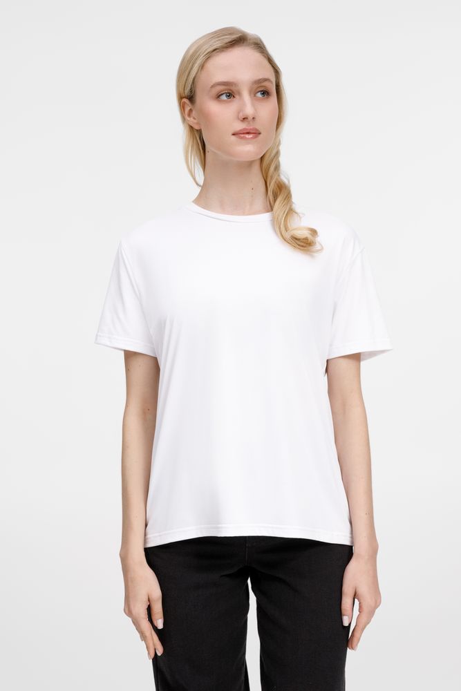 Футболка унисекс Senti, белая — изображение 8