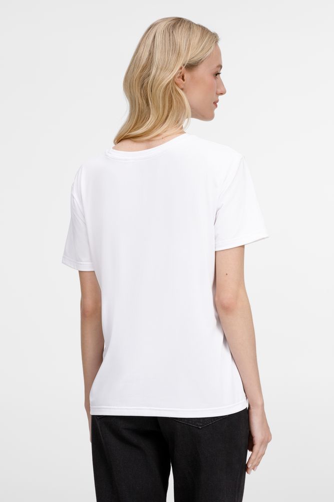 Футболка унисекс Senti, белая — изображение 10