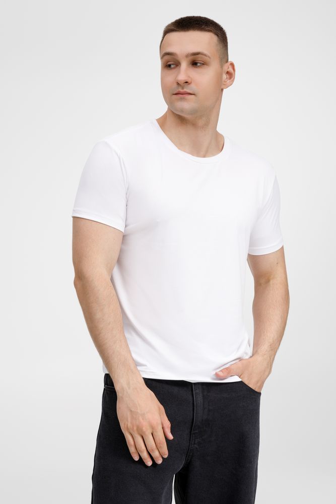 Футболка унисекс Senti, белая — изображение 6