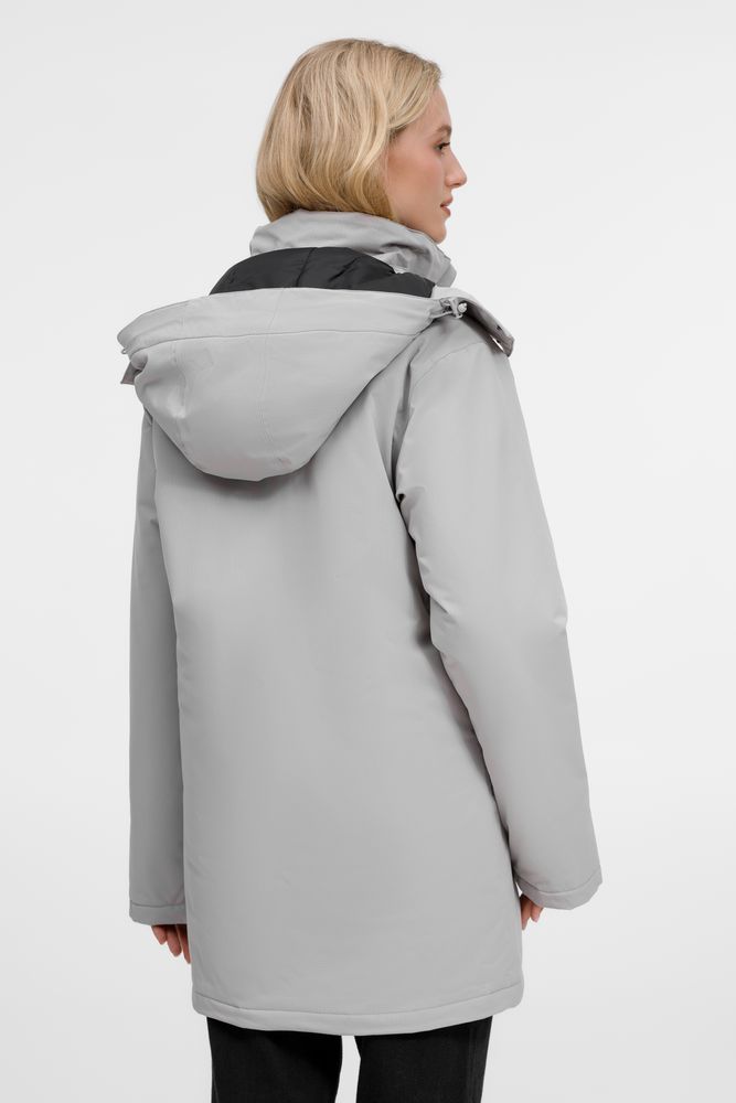 Куртка-парка унисекс Sfera, светло-серая — изображение 17