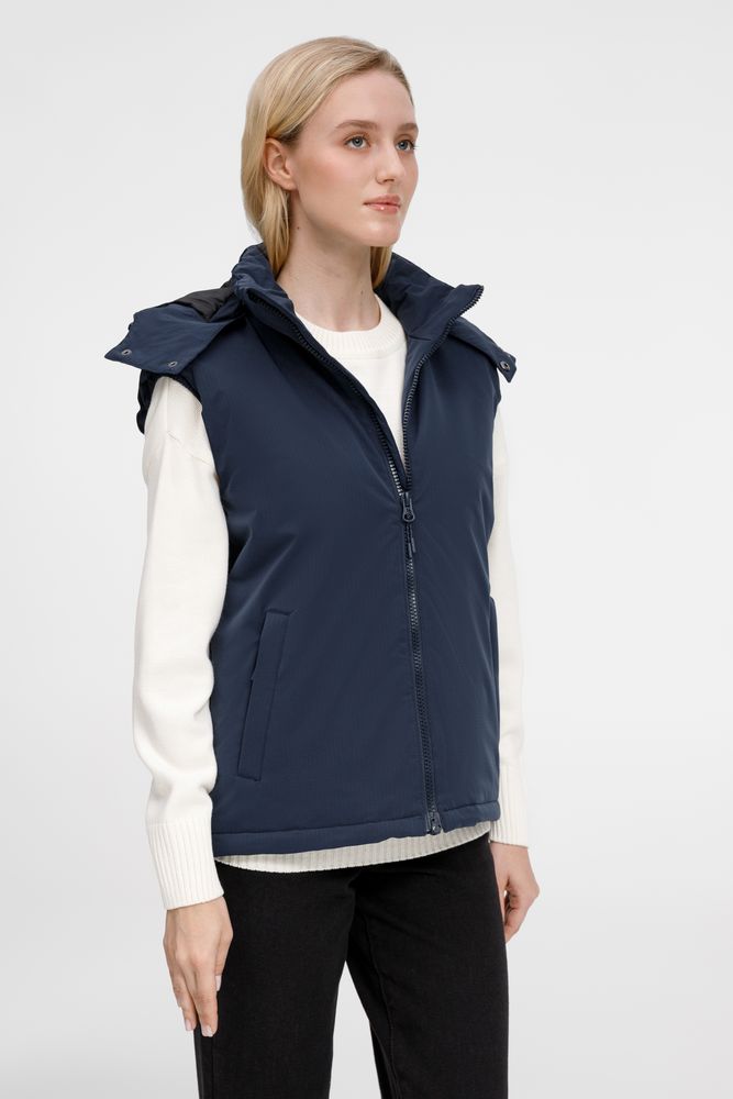 Жилет унисекс Sfera, темно-синий — изображение 15