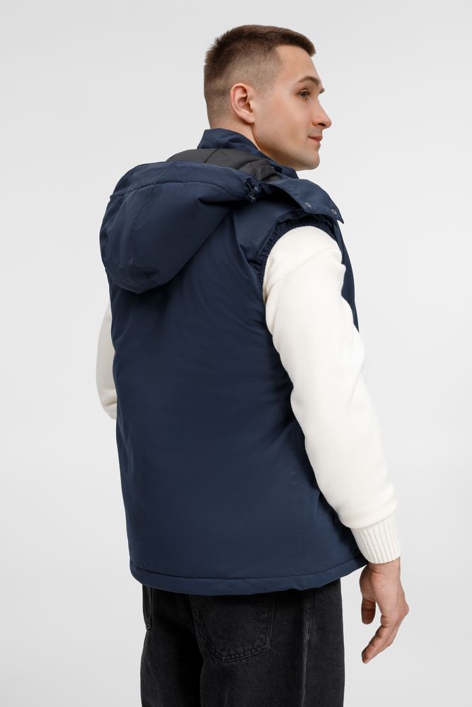 Жилет унисекс Sfera, темно-синий — изображение 18
