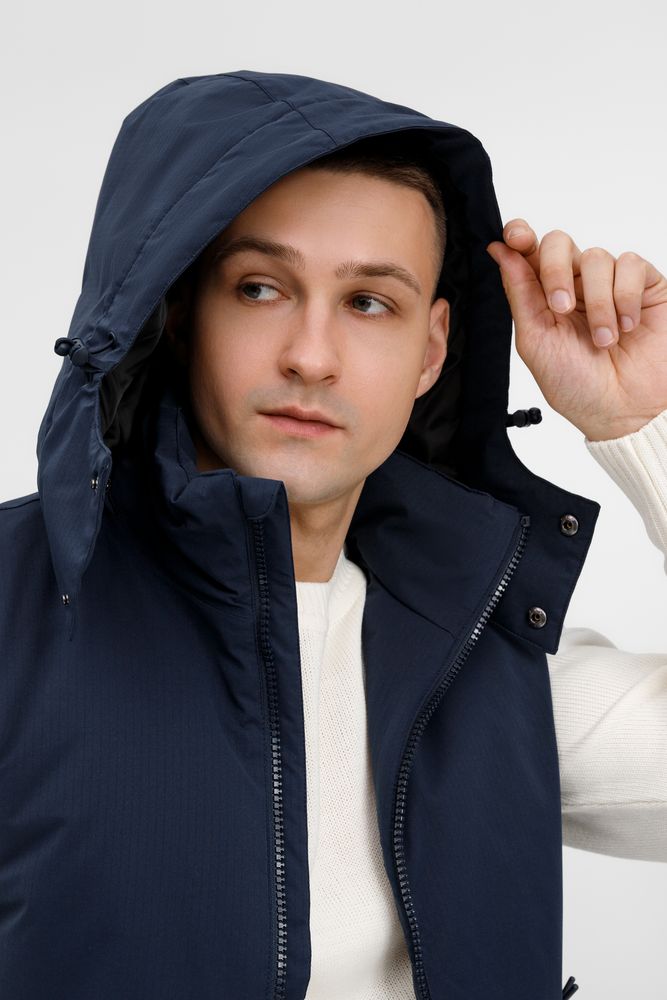 Жилет унисекс Sfera, темно-синий — изображение 19