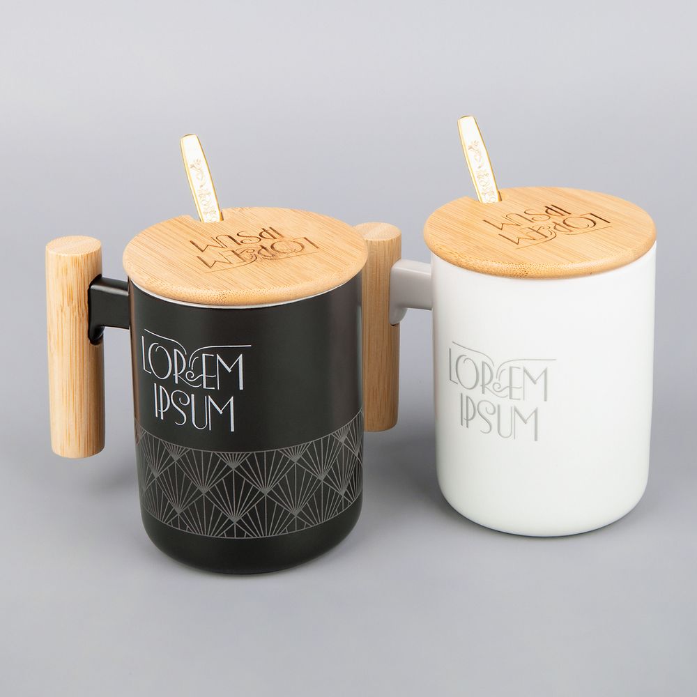 Кружка с ложкой Eco Fusion, белая — изображение 7