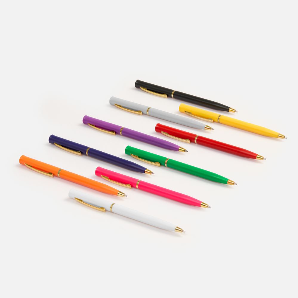 Ручка шариковая Euro Gold, синяя — изображение 6