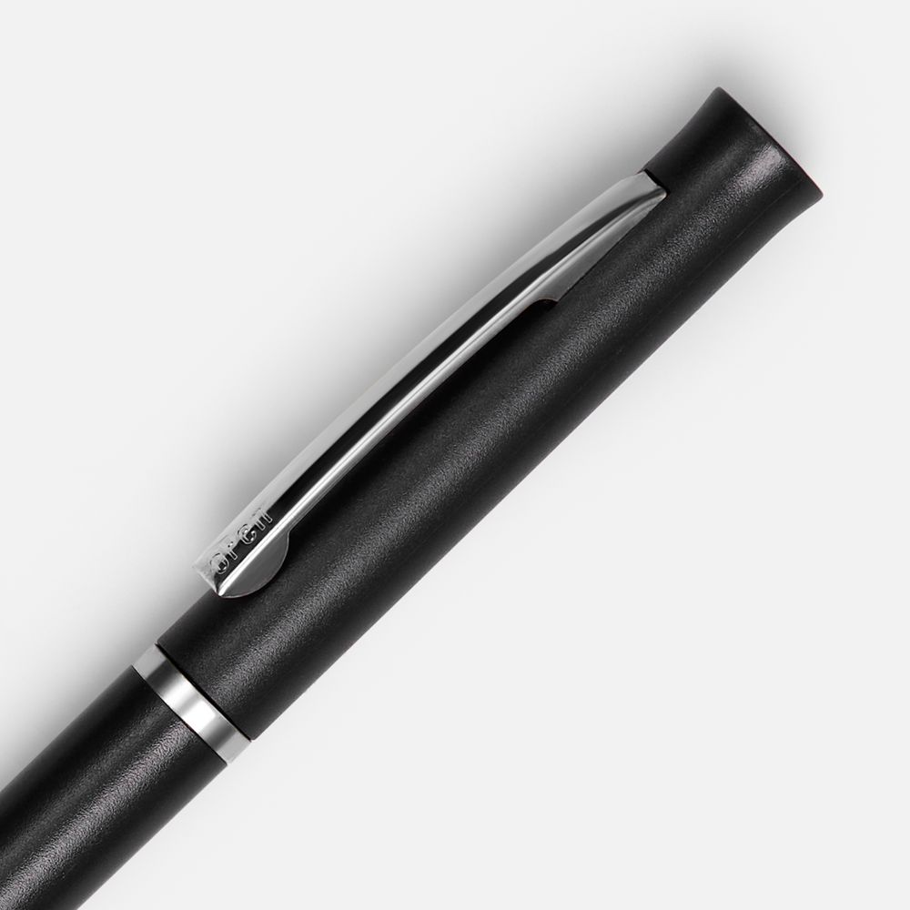 Ручка шариковая Euro Chrome, черная — изображение 4