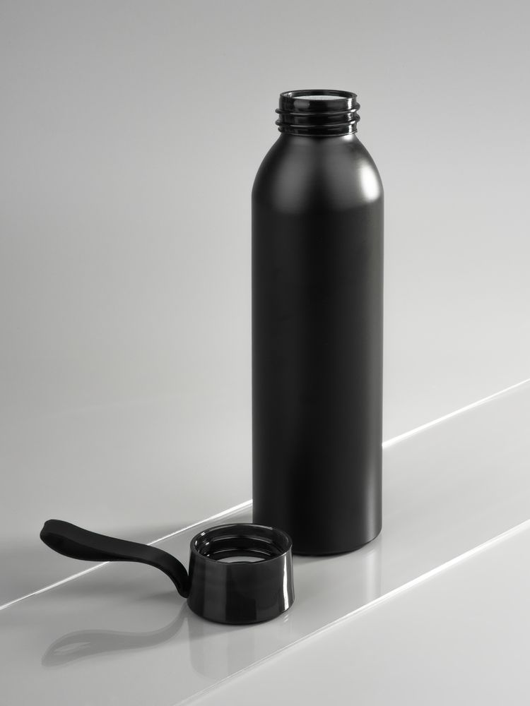 Бутылка для воды Brooke, матовая черная — изображение 9