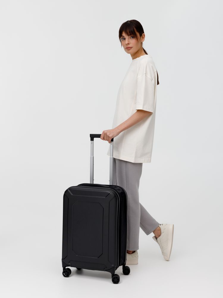Чемодан Platta, черный — изображение 14
