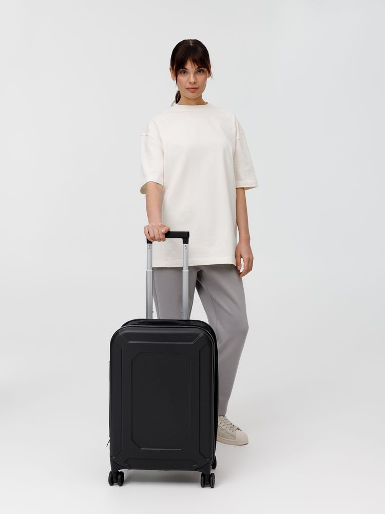 Чемодан Platta, черный — изображение 13