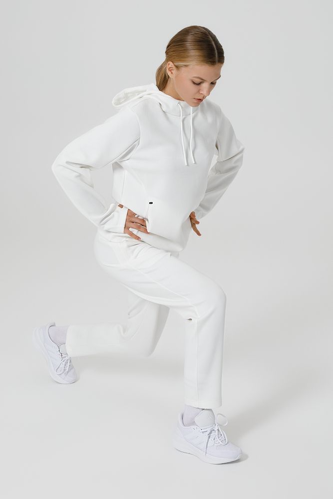 Худи унисекс Begi, молочно-белое — изображение 12