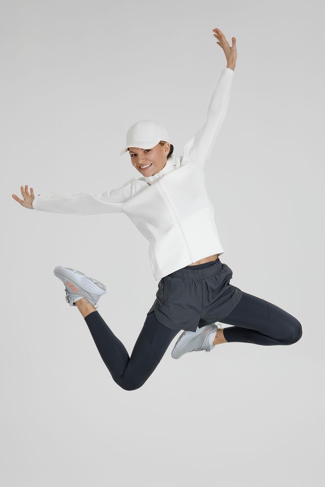 Куртка с капюшоном унисекс Begi, молочно-белая — изображение 16