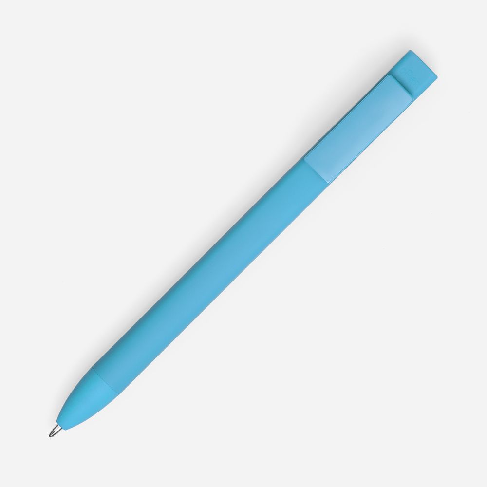 Ручка шариковая Swiper SQ Soft Touch, голубая — изображение 3