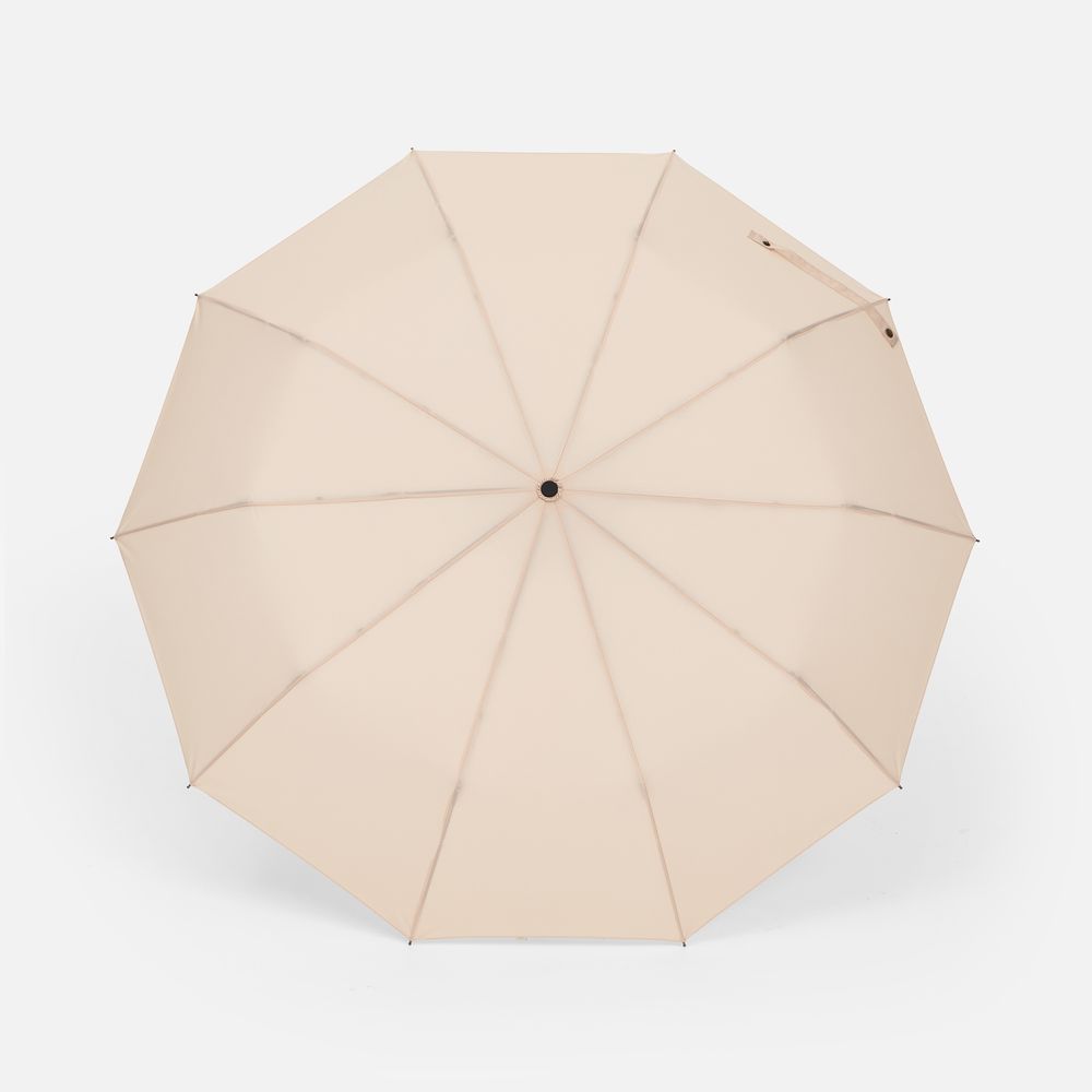 Зонт складной Cloudburst в подарочной упаковке, бежевый — изображение 4