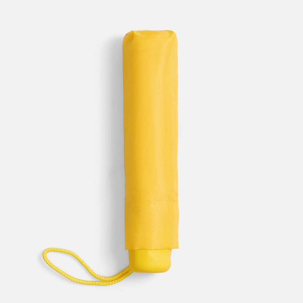 Зонт складной Basic, желтый — изображение 5