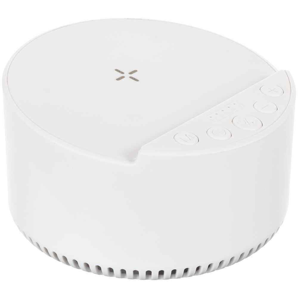 Bluetooth-колонка с беспроводной зарядкой relaxTime, белая — изображение 3