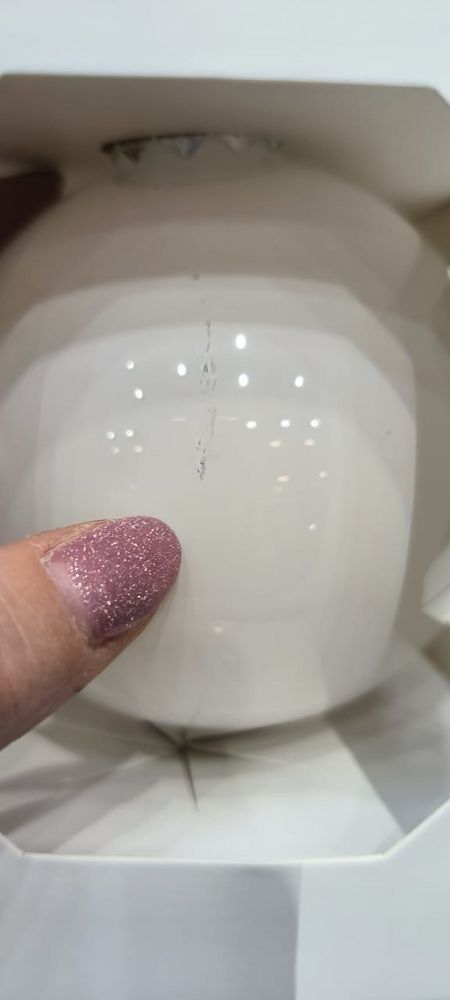 Оформительский шар Finery, 8 см, глянцевый белый — изображение 5