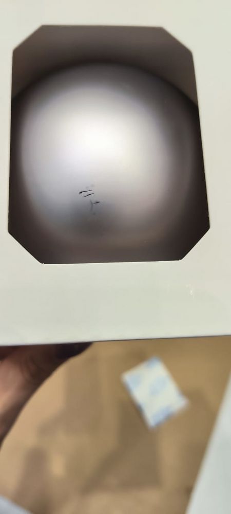 Оформительский шар Finery, 10 см, матовый серебристый — изображение 5