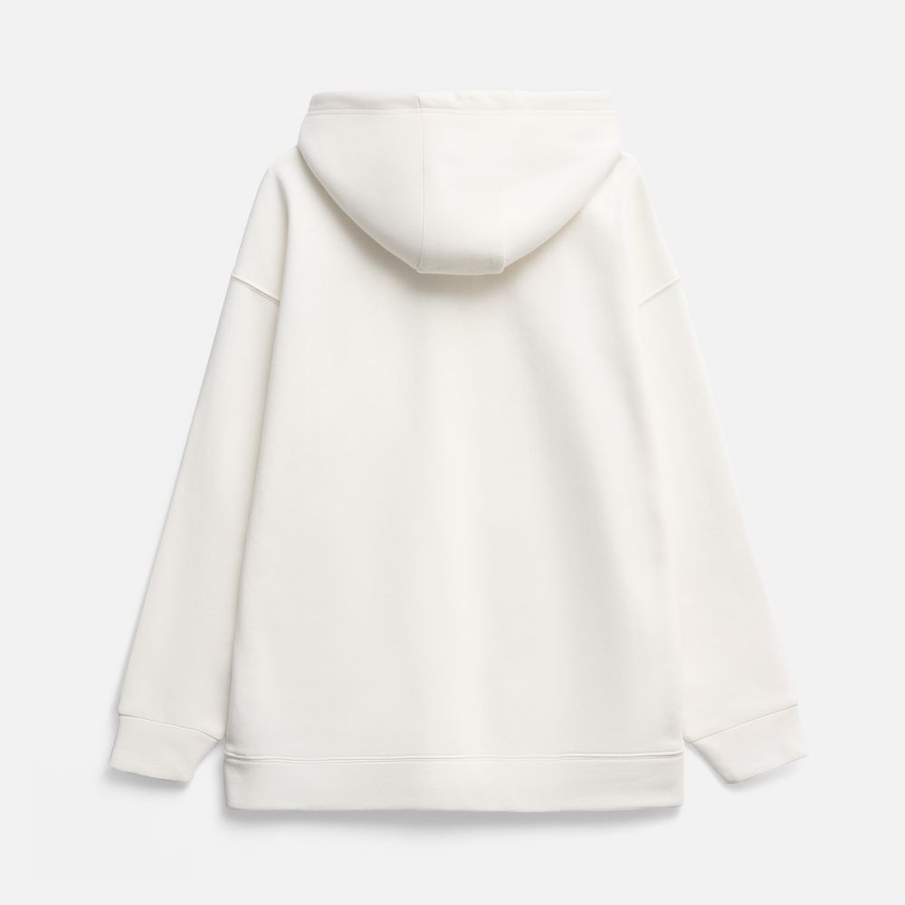 Худи оверсайз унисекс Snuggie, молочно-белое — изображение 4