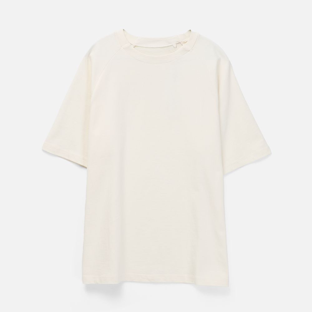 Футболка оверсайз унисекс Avenu, молочно-белая — изображение 3