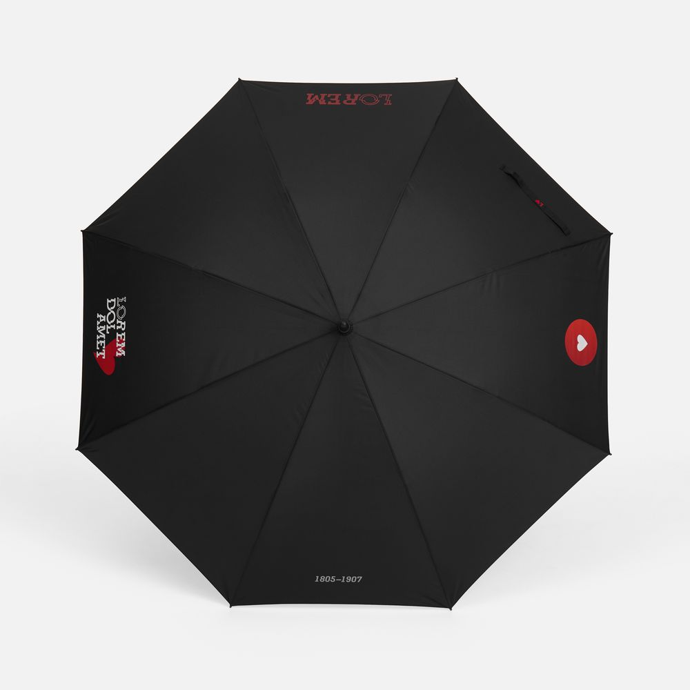 Зонт-трость Rainzee, ver.2, черный — изображение 8