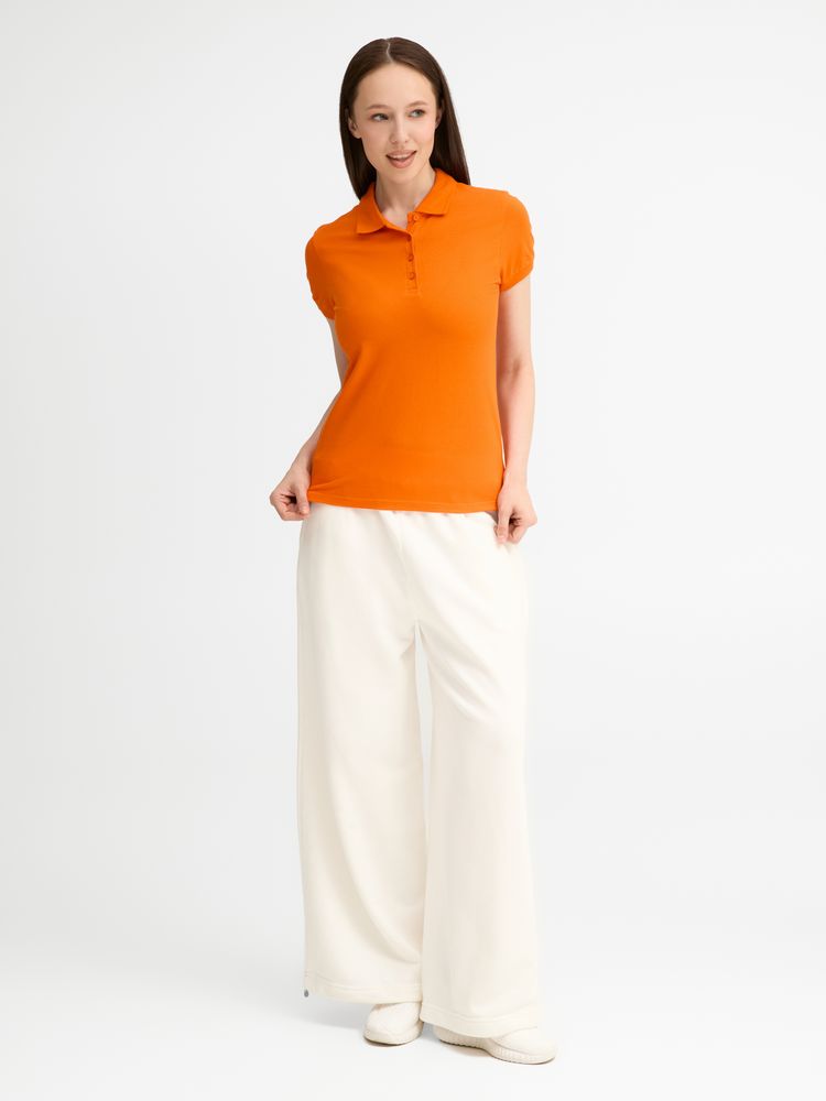 Рубашка поло женская People 210, оранжевая — изображение 7