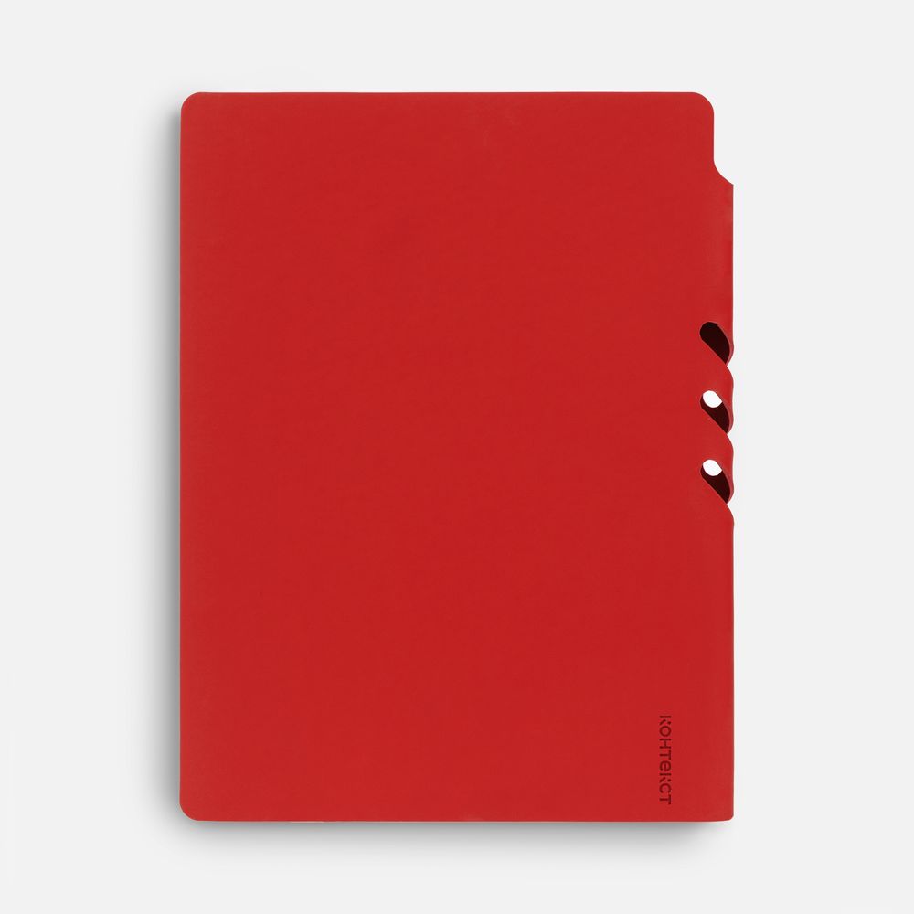 Ежедневник Flexpen Shall, недатированный, красный — изображение 5