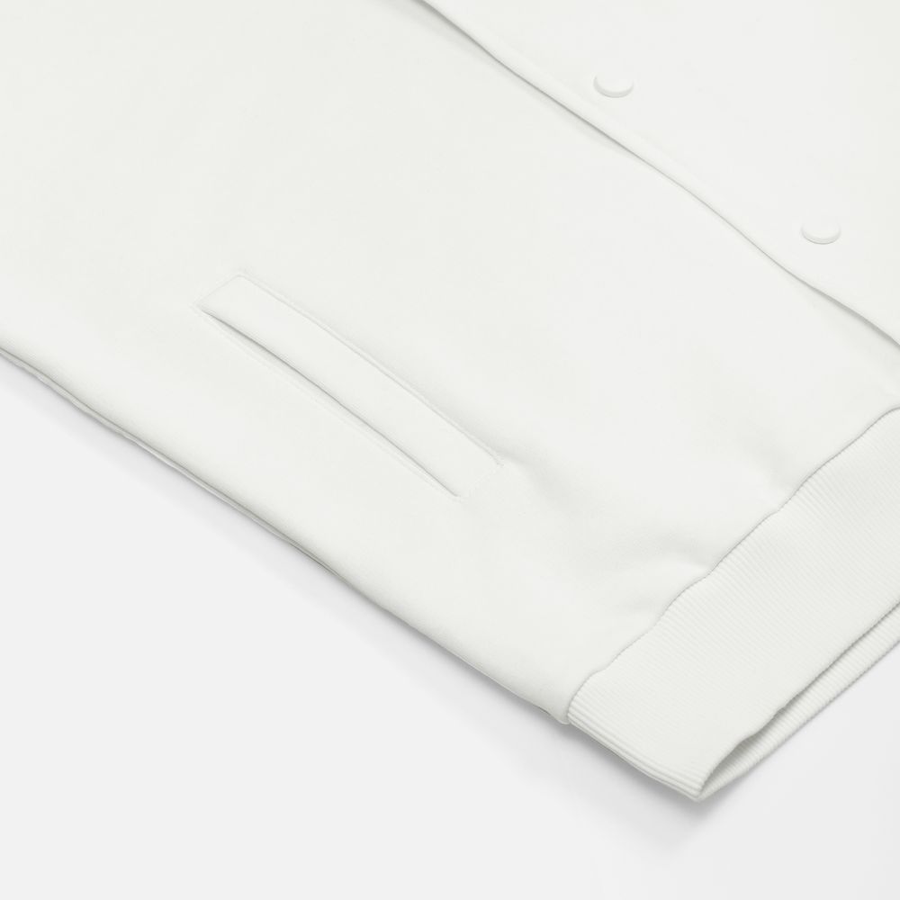 Бомбер унисекс Nuppu, молочно-белый — изображение 6