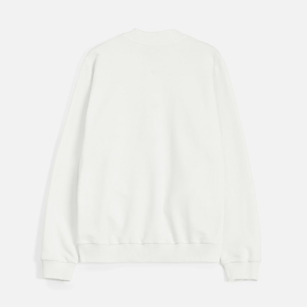 Бомбер унисекс Nuppu, молочно-белый — изображение 4