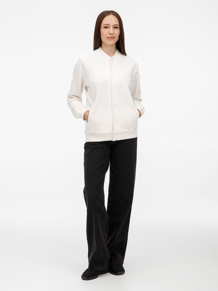 Бомбер унисекс AtmosWear, молочно-белый — изображение 13