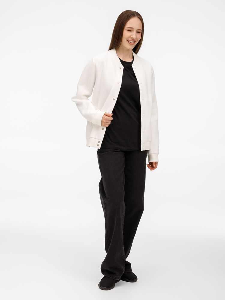 Бомбер унисекс AtmosWear, молочно-белый — изображение 14