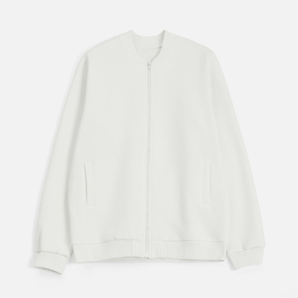 Бомбер унисекс Estado, молочно-белый — изображение 3