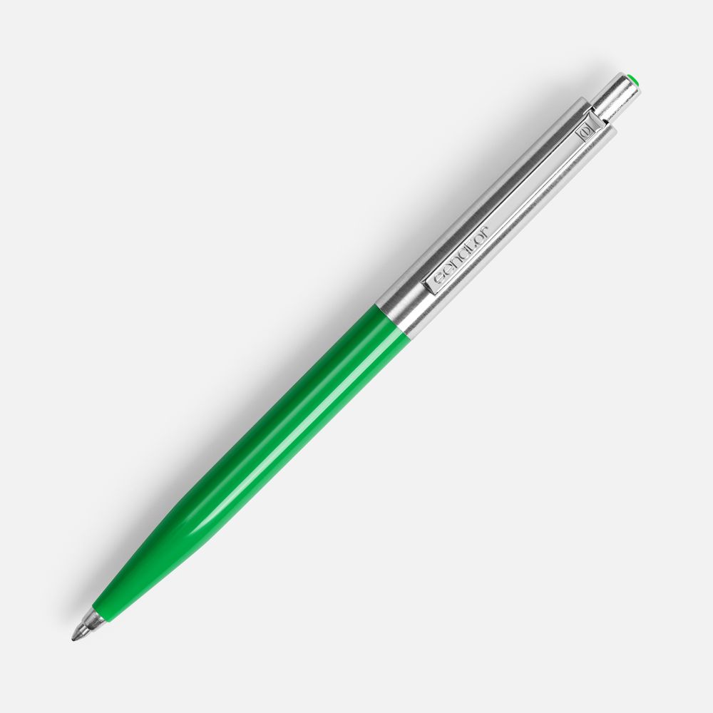 Ручка шариковая Senator Point Metal, ver.2, зеленая — изображение 3